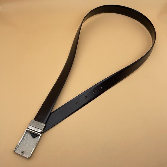 Calvin Klein CK Reversible Dress Belt Men's 40-42 Black & Brown - Picture 7 of 14